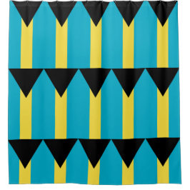 Duschvorhang mit Flagge von Bahamas