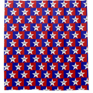 Duschvorhang mit Flagge von San Antonio