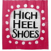 Duschvorhang mit High Heel Shoes