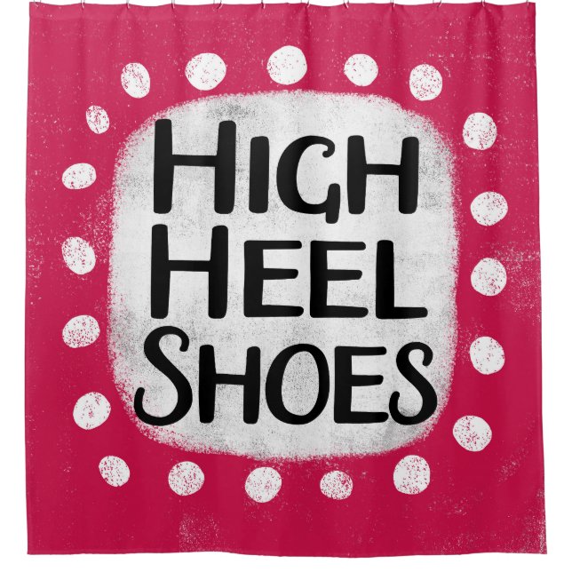 Duschvorhang mit High Heel Shoes (Vorderseite)