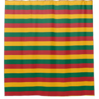 Duschvorhang mit litauischer Flagge