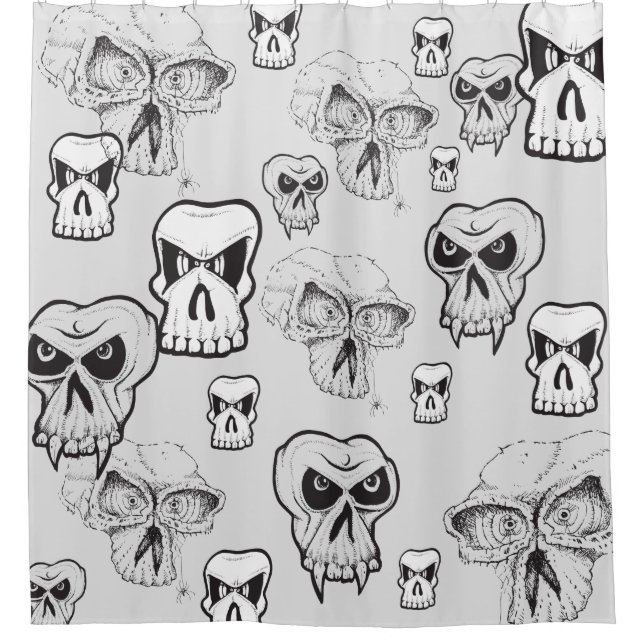 Duschvorhang mit Möwen (Vorderseite)