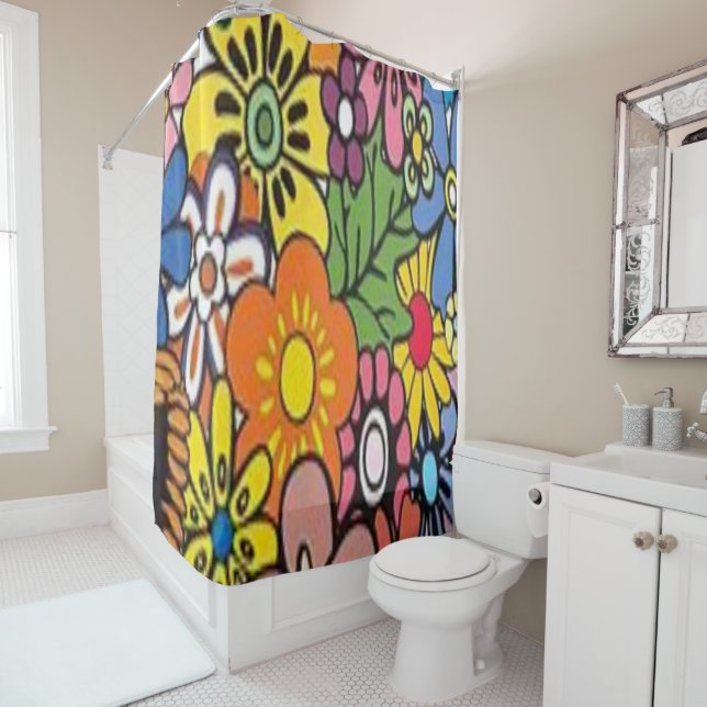 Duschvorhang Muttertag (Beispiel)