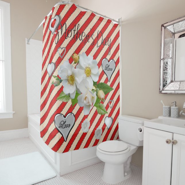 Duschvorhang Muttertag (Beispiel)