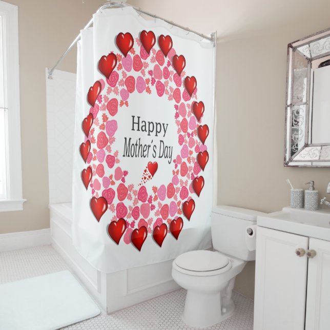Duschvorhang Muttertag (Beispiel)