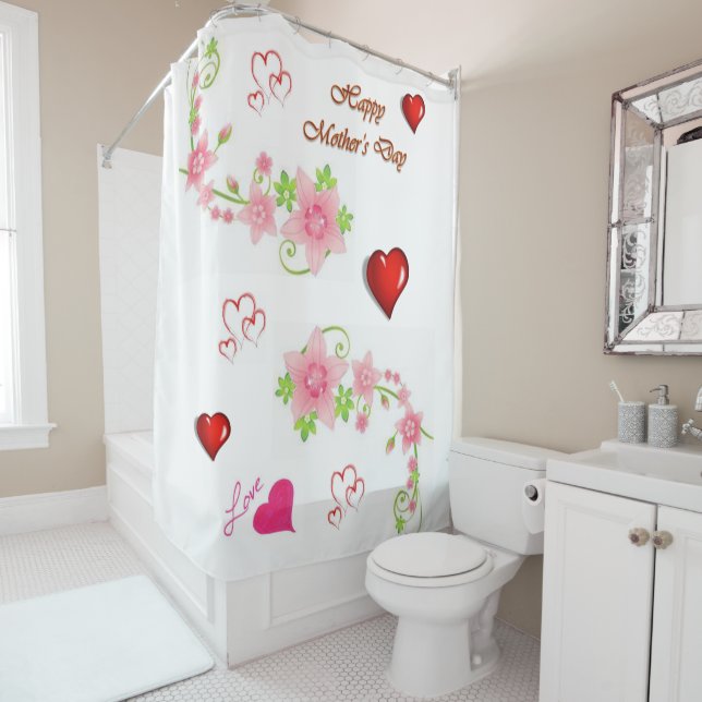 Duschvorhang Muttertag (Beispiel)