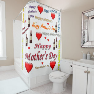 Duschvorhang Muttertag