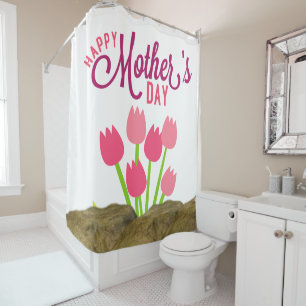 Duschvorhang Muttertag