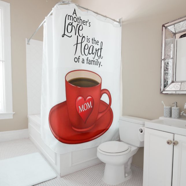 Duschvorhang Muttertag (Beispiel)