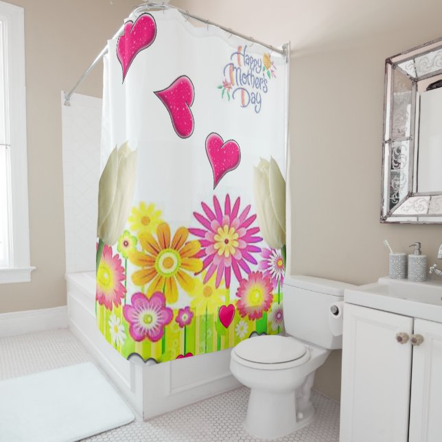 Duschvorhang Muttertag (Beispiel)