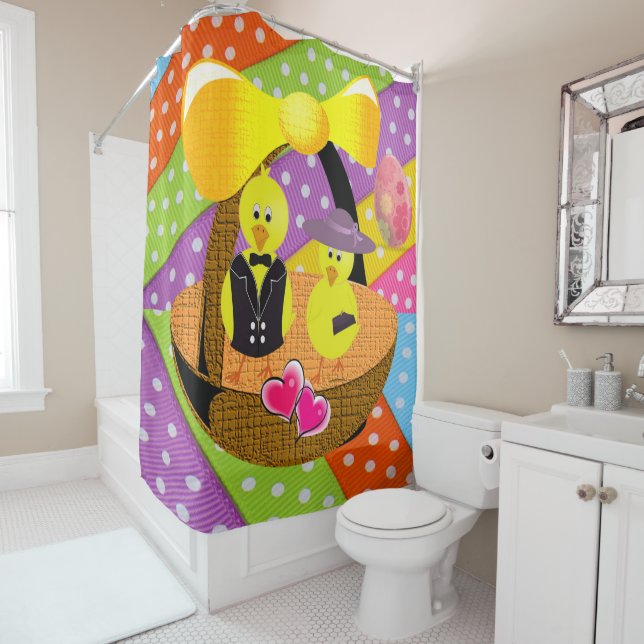 Duschvorhang Oster (Beispiel)