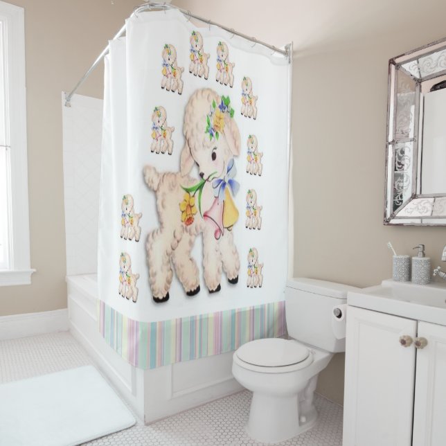 Duschvorhang Oster (Beispiel)