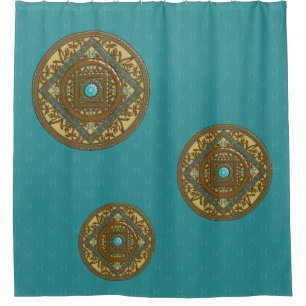 Duschvorhang Pisces Mandala