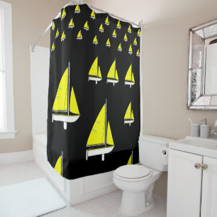 Duschvorhang Sailboat