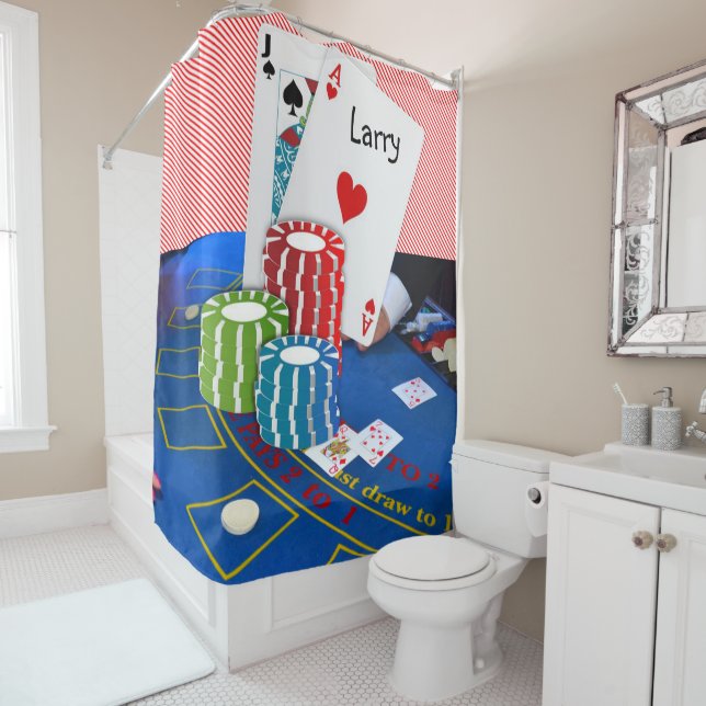 Duschvorhang Schwarzer Jack (Beispiel)