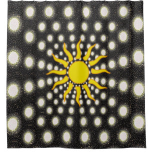 Duschvorhang Sonne