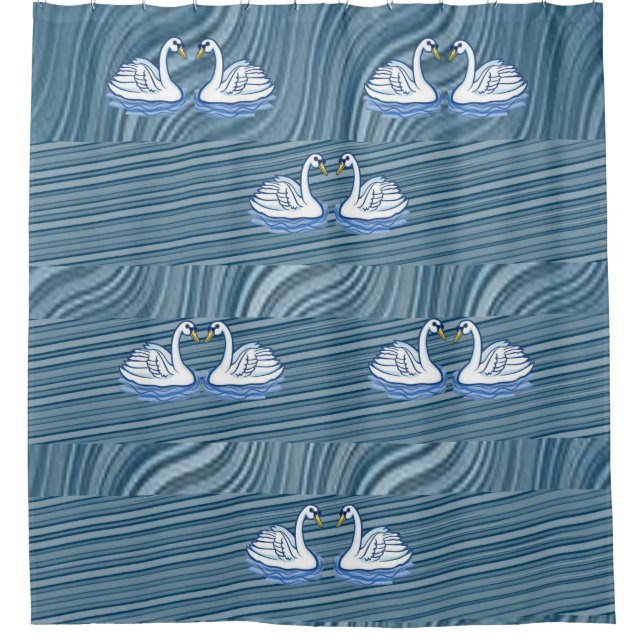 Duschvorhang Swan (Vorderseite)