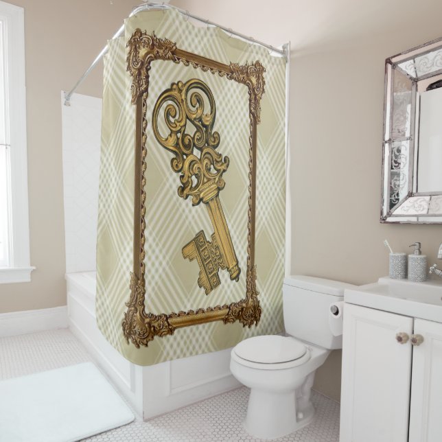 Duschvorhang Viktorianisch (Beispiel)