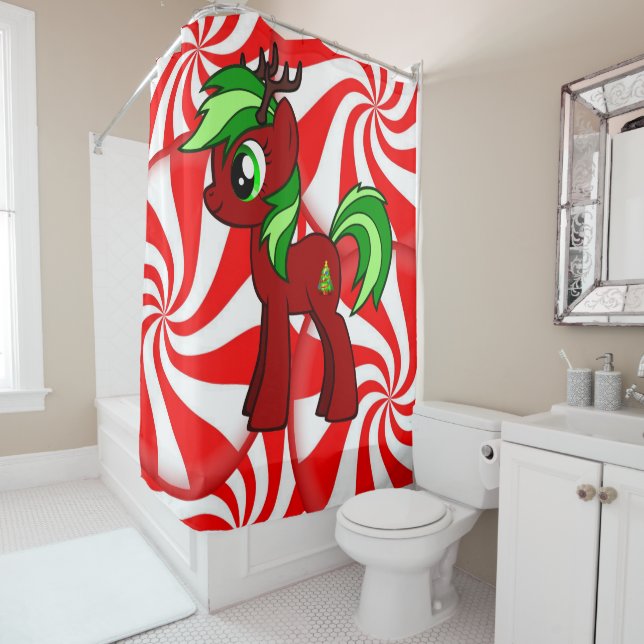 Duschvorhang Weihnachten (Beispiel)