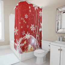 Duschvorhang Weihnachten