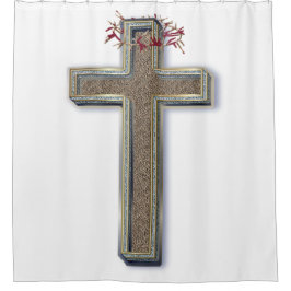 Duschvorhang weiß Hintergrund