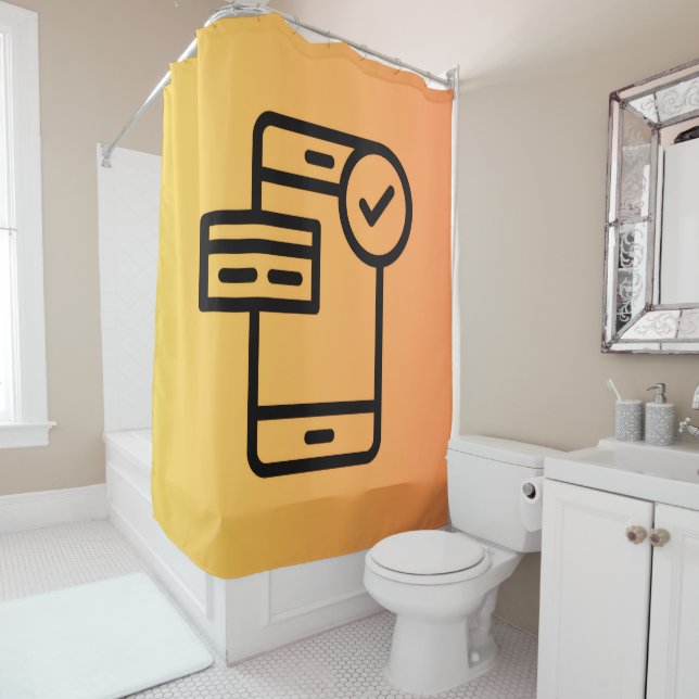 Duschvorhänge Telefon Duschvorhang (Beispiel)