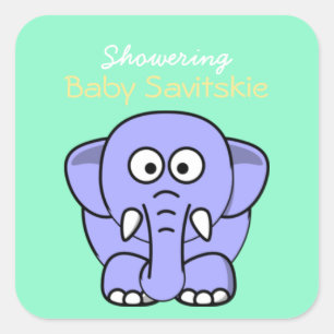 Duschvorrichtung Baby Mason Jar Aufkleber - grün g