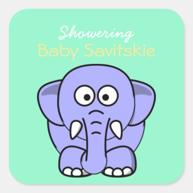 Duschvorrichtung Baby Mason Jar Aufkleber - grün g (Vorderseite)