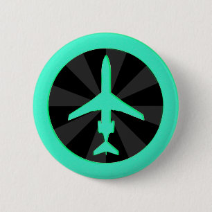 Düsenflugzeug Button