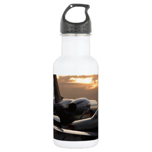 Düsenflugzeug Edelstahlflasche