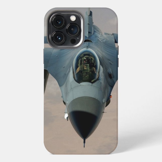 Düsenflugzeug iPhone Hülle (Rückseite)