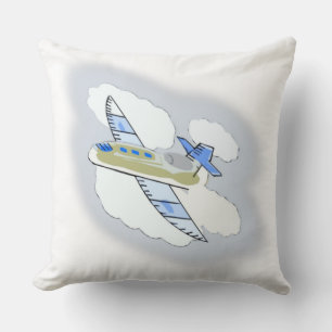 Düsenflugzeug Kissen