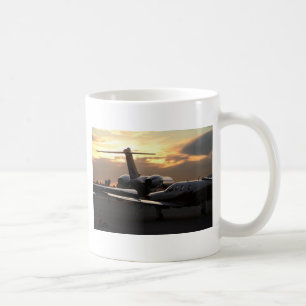 Düsenflugzeug Tasse