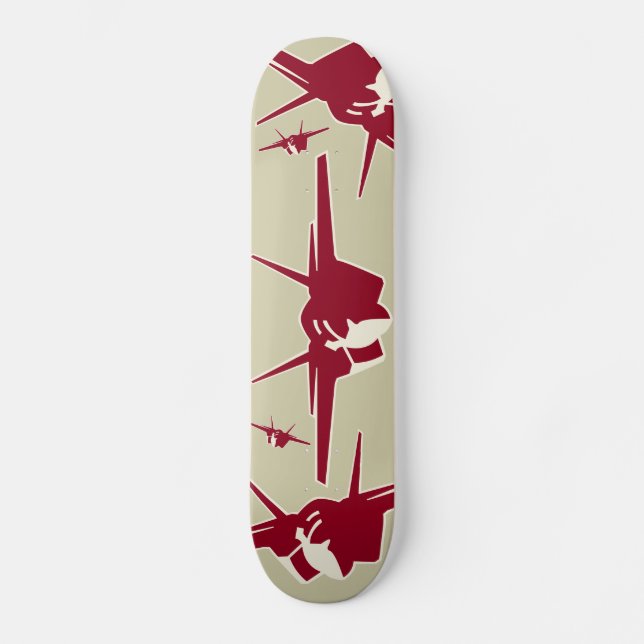 Düsenjäger Skateboard (Vorderseite)