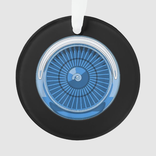 Düsentriebwerk Ornament (Vorderseite)