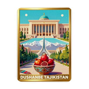 Dushanbe Tadschikistan Bergreisen Magnet