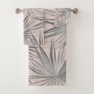Dushi Fan Palm Bliss #3 #tropical #decor #art  Badhandtuch Set