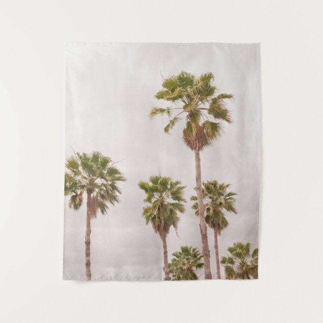 Dushi Palm Trees #1 #tropical #wall #art Wandteppich (Vorderseite)