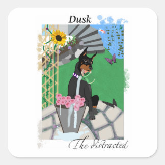 Dusk die ablenkten Aufkleber