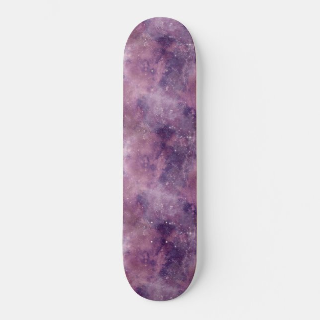 Dusk Rose Galaxy Series Design 1 Skateboard (Vorderseite)