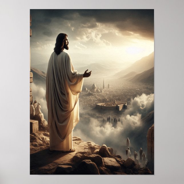 Dusk trifft Glorie am Himmel Poster (Vorne)