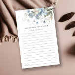 Dusky Blue Hütte Blumenempfehlung für Dusche<br><div class="desc">Dusky Blue Watercolor Hütte Floral Collection.- Eine elegante Schrift Aquarell Illustration von zarten, blauen lila Wiesen Blume, perfekt für Ihre Sommerfrühlings- und Landhochzeit & Party. Es ist sehr einfach, mit Ihren persönlichen Daten zu personalisieren. Wenn Sie ein anderes passendes Produkt oder eine Anpassung benötigen, wenden Sie sich bitte per E-Mail...</div>