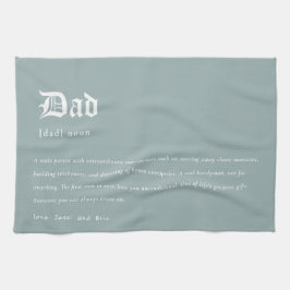 Dusky Blue Vater Dictionary Definition benutzerdef Geschirrtuch
