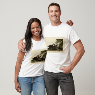 Dusky Duck - von John Audubons Vögeln in Amerika T-Shirt