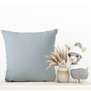 Dusky Light Winter Blue - Throw Kissen