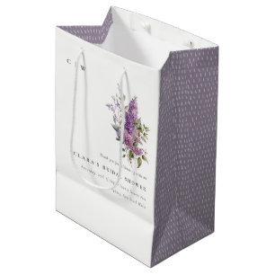 Dusky Lilac Hütte Flora Brautparty Mittlere Geschenktüte