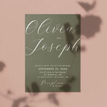 Dusky Olive Green Wedding | Minimalistisches Foto 