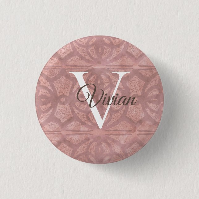 Dusky Pink Button (Vorderseite)