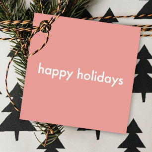 Dusky Pink   Minimal Modern Feminine Christmas Geschenkanhänger