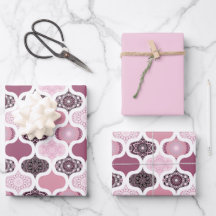 Dusky Rose Dot Mandalases Ogee Patchwork